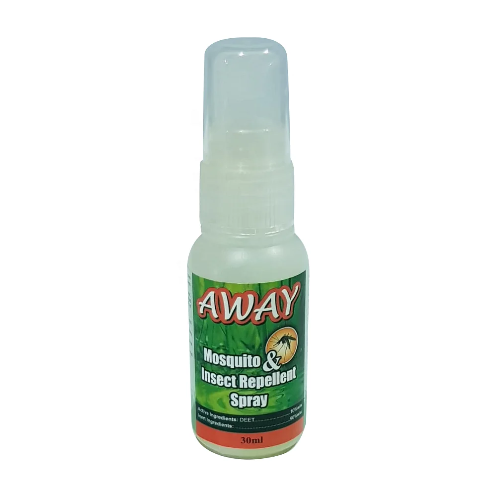 
Good Quality AWAY Lemon Grass Smell Liquid Mosquito Repellent Spray 30ml 