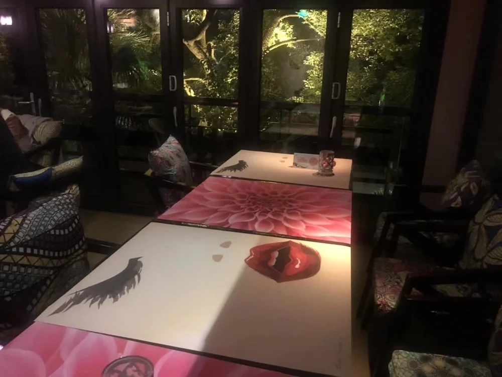 Mall DIY Art digital print decorative compact laminate formica fireproof hpl for toilet cubicle wall panel tabletop desktop