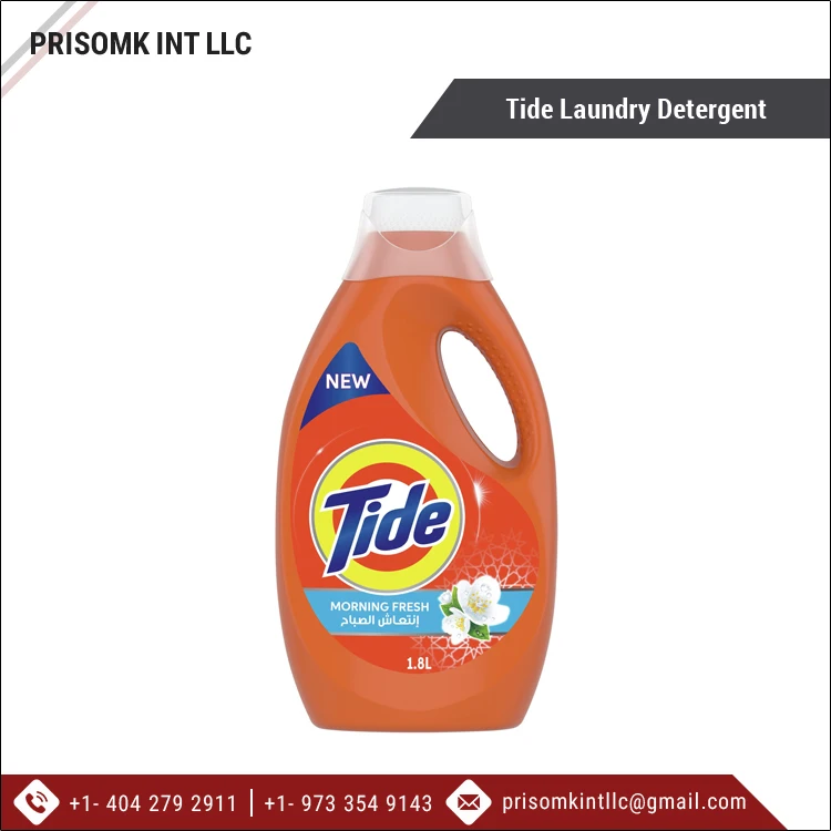 Bulk Quantity Exporter of Best Quality Household Chemicals Tide Laundry Liquid Detergent for Clothes Washing