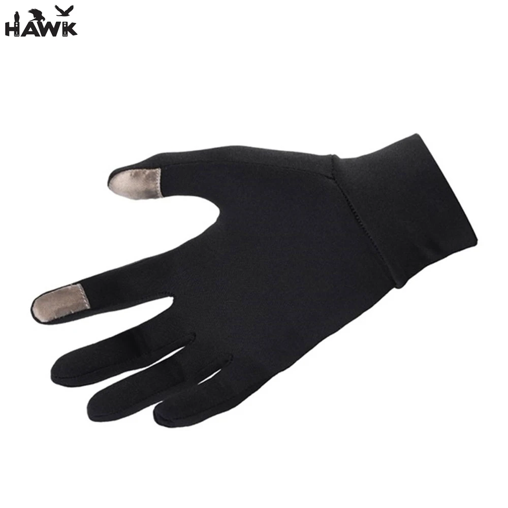 Winter Customized Logo Running Gloves With Brushed Smart Finger Touch Outdoor Gloves OEM Full Finger Running Gloves