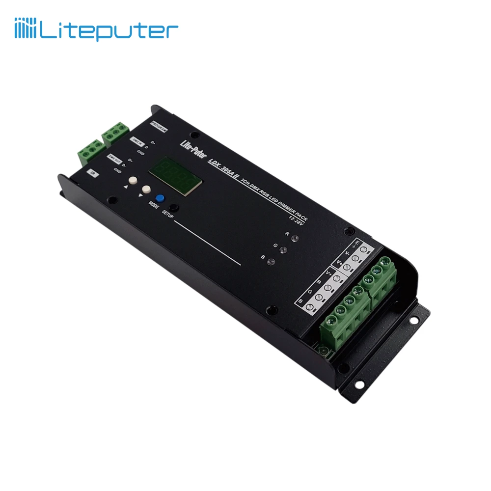 3 канала 12-28V DC DMX светодиодный драйвер