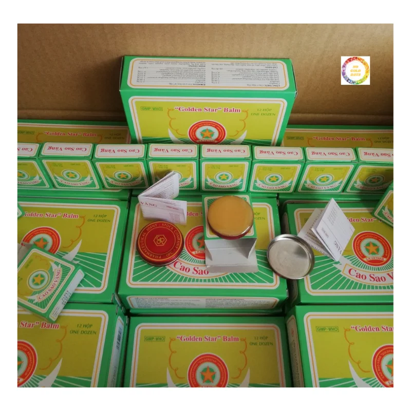Vietnam Golden Star Aromatic Balm Help To Refresh Headache Dizziness And Ease The Bite Of Insects