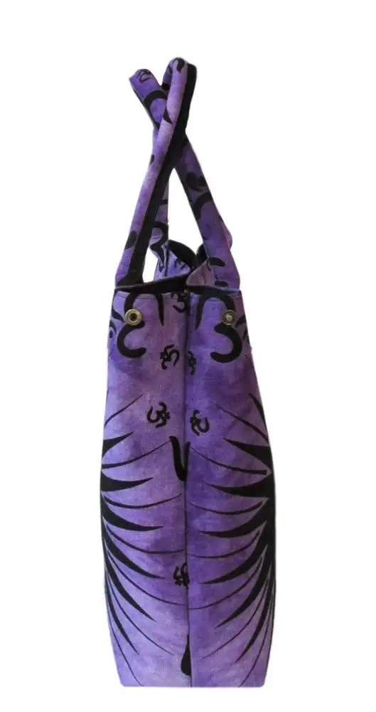 Beautiful Design Cotton Om Design Religious Chakra Hippie Shoulder Women handbag Wonderful Art