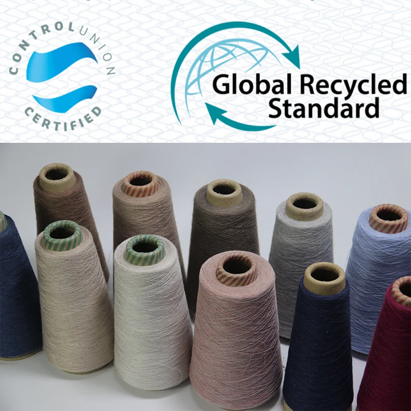 OE&RS 100% recycled cotton yarn with GRS