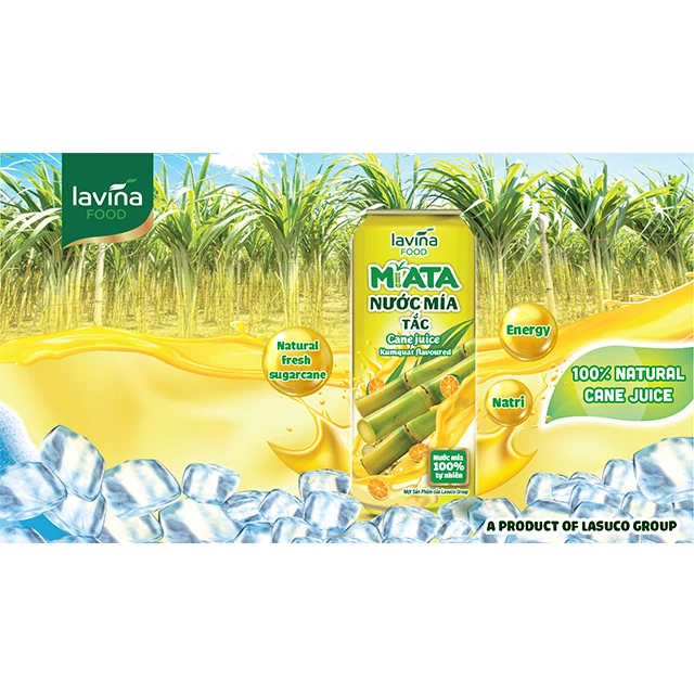 Cheap price MiATA cell cane juice kumquat flavored pure fragrance healthy beverage carton box Manufacturer Vietnam
