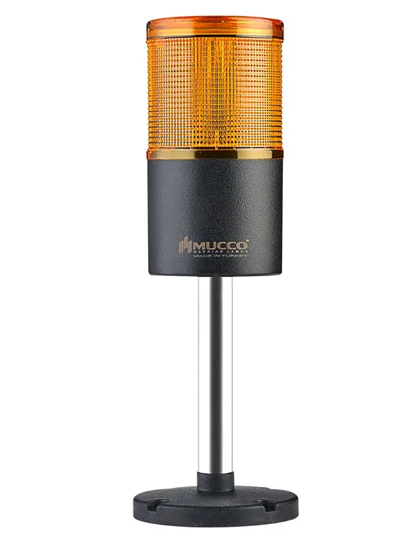 Stack light with One Section High sound Wall Mount Steady Flashing Rotary Strobing With Buzzer ABS Housing Polycarbonate Lens