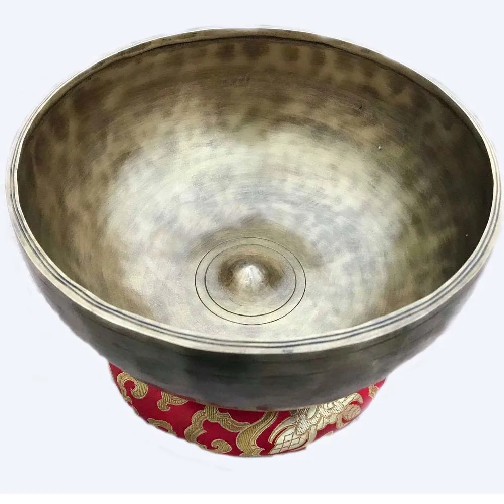 Rare Antique Tibetan Singing bowl Handmade metal crafts for meditation and sound therapy