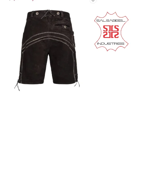 Women wholesale summer soft leather custom style Suede Short