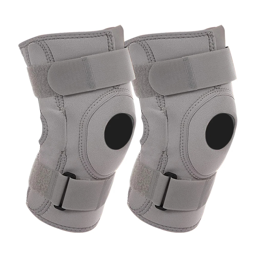 Patellar knee support strap Black Open adjustable Knee Patellar knee support for orthopedic pain relief