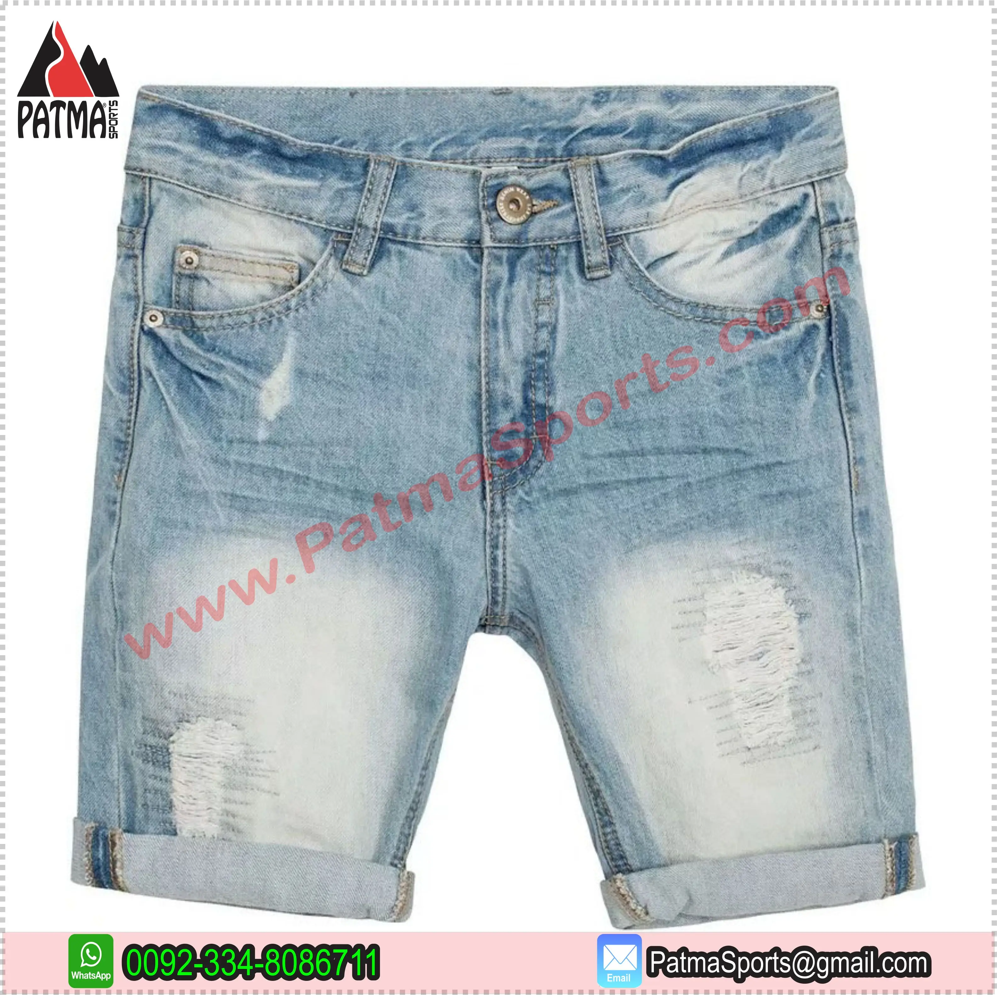 Trending Summer Sexy Hot Pant Washed Jeans Ripped Denim Pant customize Denim Shorts Jeans Shorts Pakistan Suppliers Denim Cotton