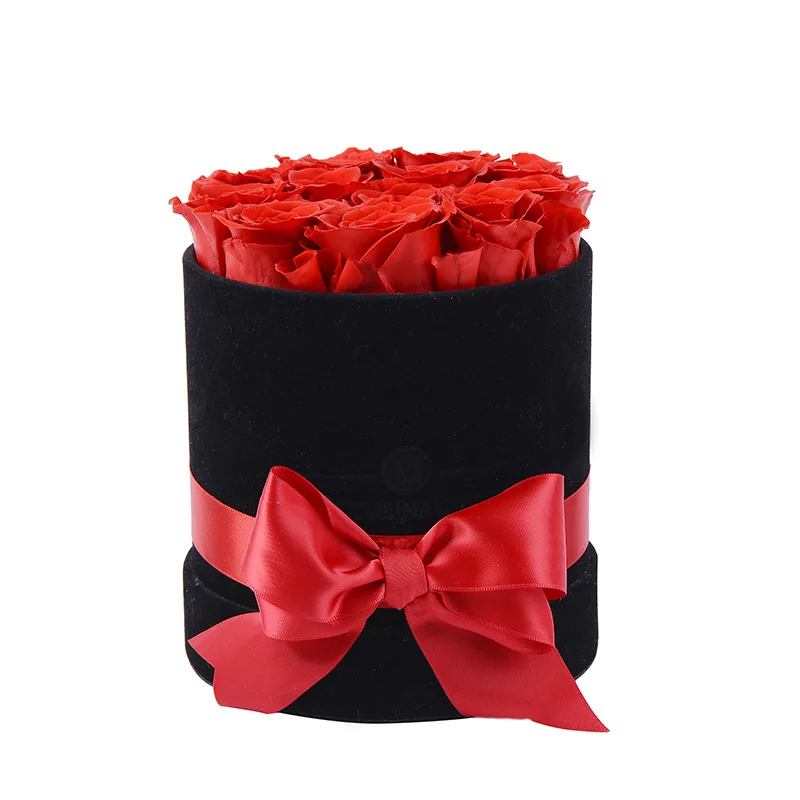 Culinan Low MOQ custom logo flowers in a gift box wedding flower paper gift box