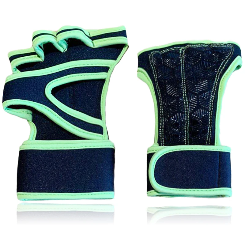 Неопреновые перчатки для тяжелой атлетики регулируемые неопреновые с цветным логотипом на заказ тренажерного зала фитнеса