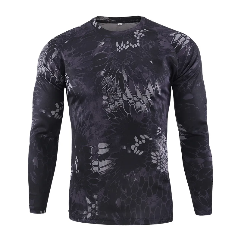 OEM Hunting Full Selvees Shirt Hunting Apparel for Men Ideal Protective Long Sleeve Hunting Clothes Four Seasons Camo Shirts