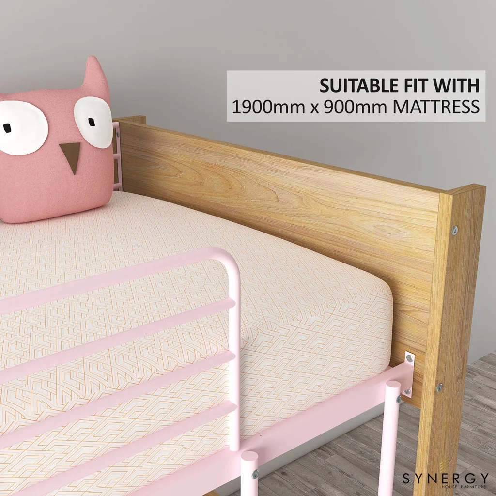 Высококачественная прочная двухъярусная кровать-ALEXA Series - 2 цвета-4,6 футов-двухслойная-Katil 2 Tingkat