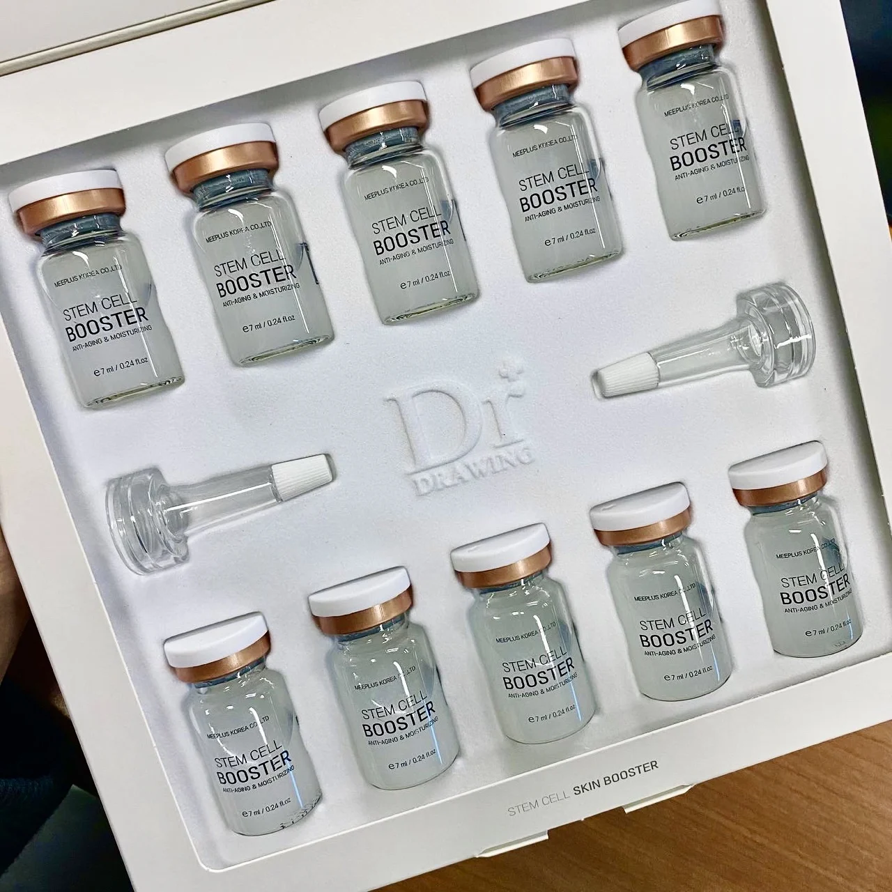 Усилитель стволовых клеток DR. Draw ампула для антивозрастной терапии с дермапеном/МТС увлажняющим эластичным уходом за кожей Сделано в Корее