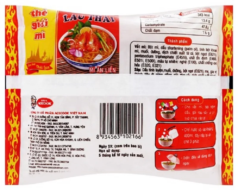 Hot Selling Wholesale Bulk Packing 30 bags in a carton Hot Pot Instant Noodles