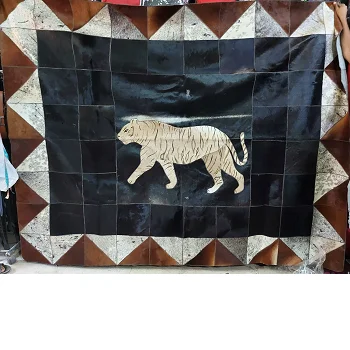 Cow Leather With Hair On Carpet