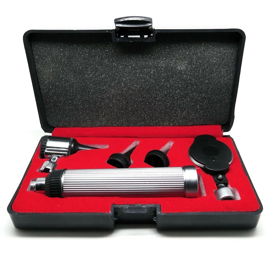 HIgh Quality NEW FIBER OPTIC Otoscope Ophthalmoscope medical ent diagnostic set ENT Otoscope Ophthalmoscope Set