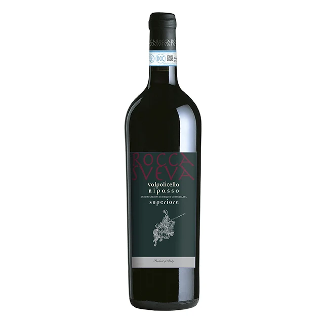 Valpolicella Ripasso Superiore DOC  - glass bottle 0,75 l - Color: Intense ruby red tending to orange with cellaring