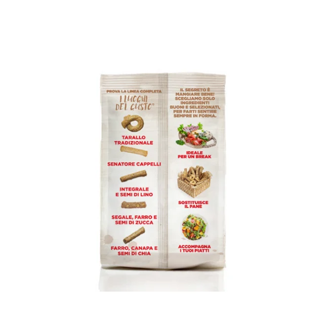 Premium Quality Bread Sticks LDG with Wholemeal Flour and Linseeds Finger Food for aperitifs 150g