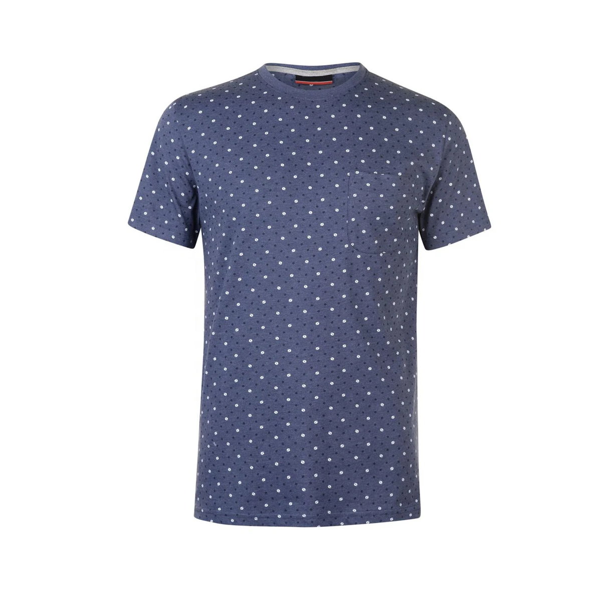 Оптовая продажа облегающая Мужская футболка из 95% хлопка 5% спандекса