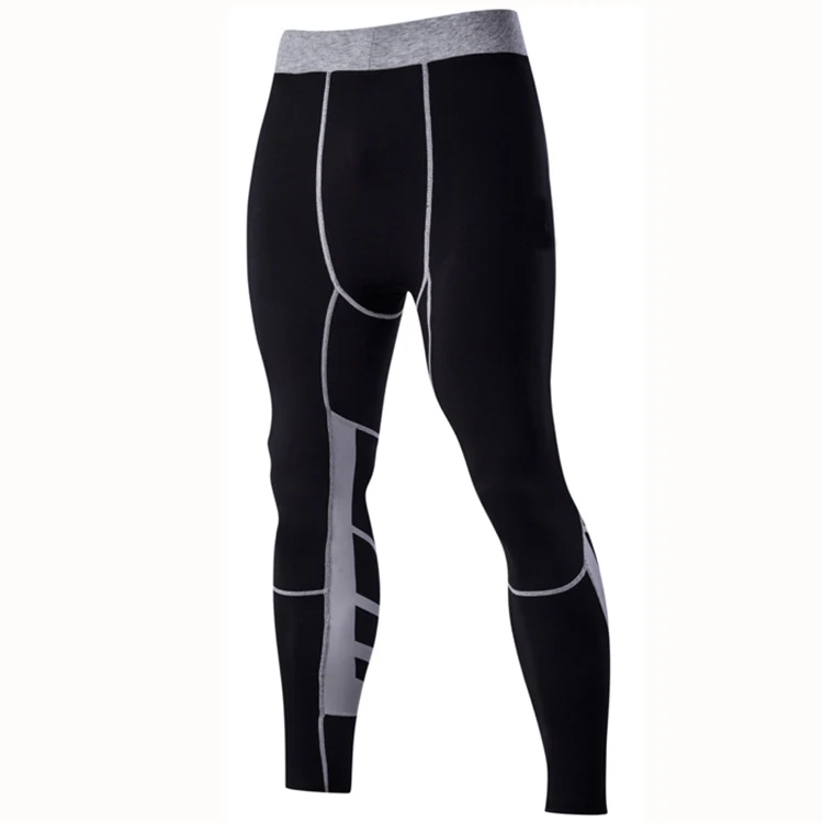 Hot Selling Trending Customized Panel Men Leggings Fitness Wear Compression Pants Sustainable Seamless Tights For Men