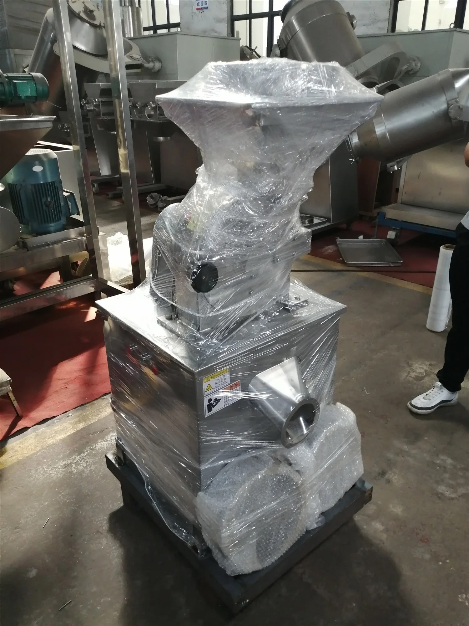 Wanda Dry Seaweed Oat Carob Pod Rice Powder Pin Mill Grinding Machine With Factory Price