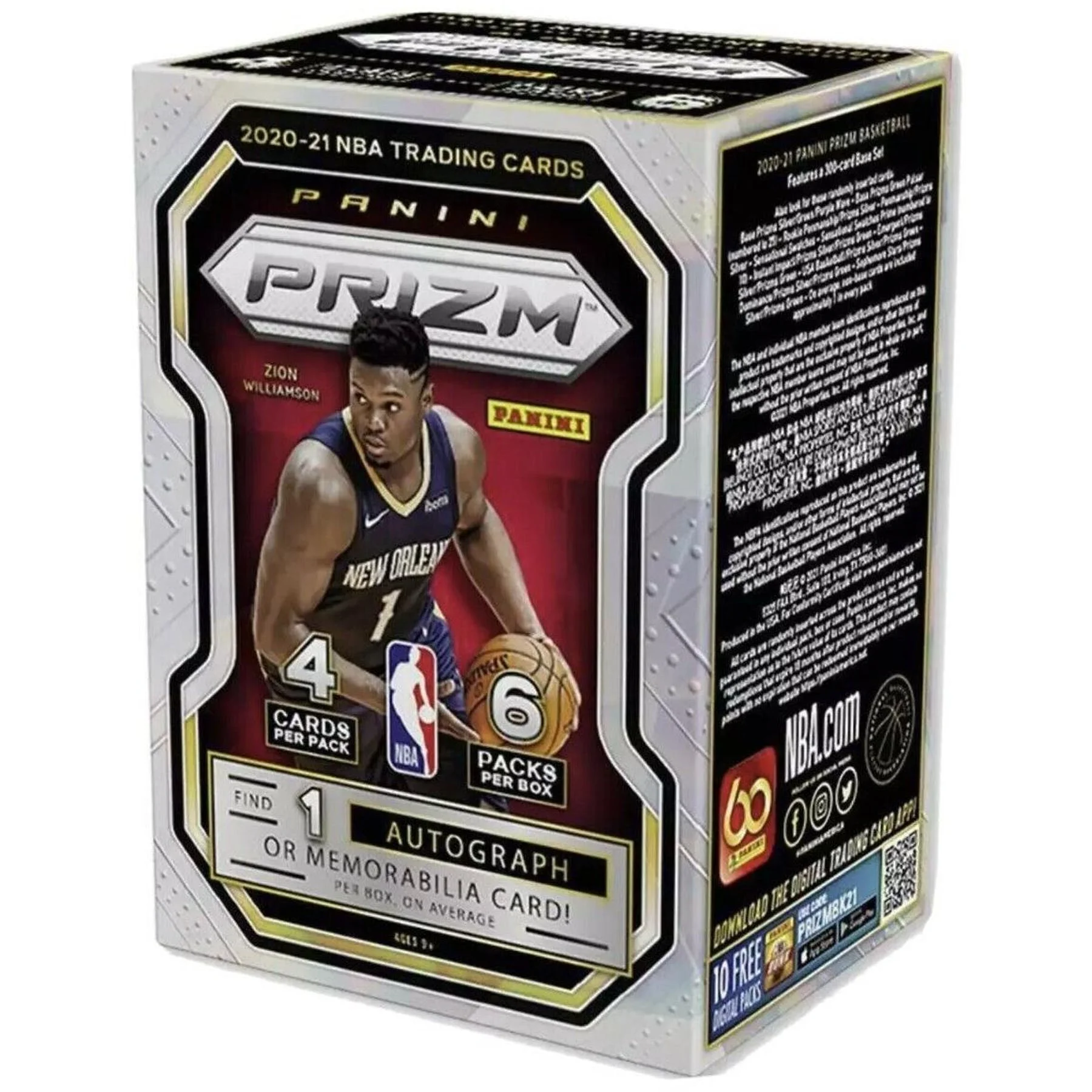 2020-2021 Panini Prizm N B A коробка для баскетбольного бластера, новая герметичная, готовая к отправке