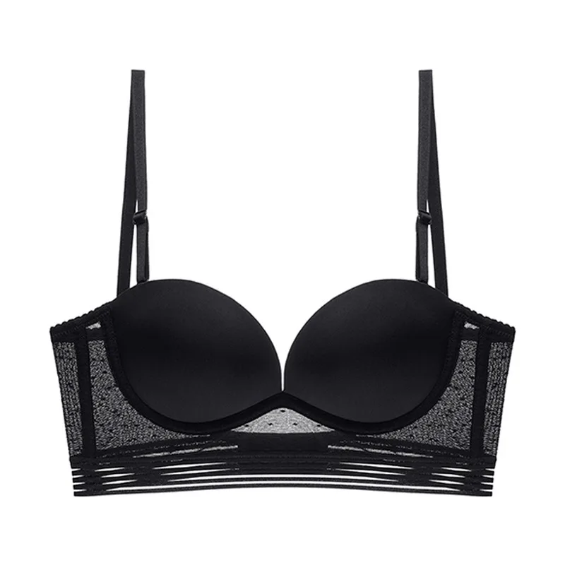 Wholesale New Design soft Wire Bra Thin Cup Push Up Bralette T-Shirt Seamless Sexy women Bra