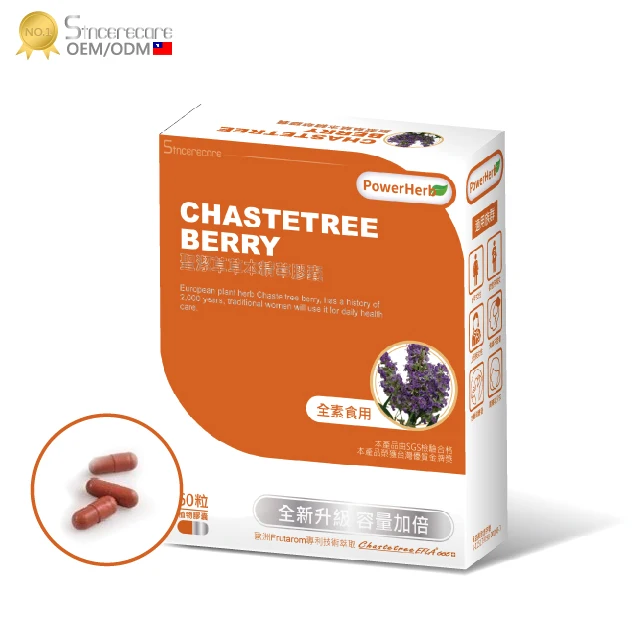 Высококачественные Женские уход оригинальные капсулы ягод chastetree 60 капсул/коробка/искренне/001