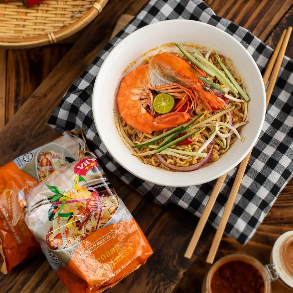 Penang Asam Laksa Vits Instant Noodles Halal