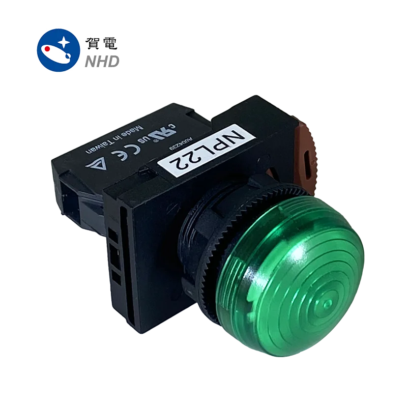  NPL22-GI-X светодиодная Пилотная лампа индикатор AC/DC 220 ~ 240 В Тип