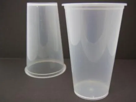 960 мл 32 унции шейкер чашка для молока с крышками пластиковые чашки печать логотипа Одноразовая Напитков PP