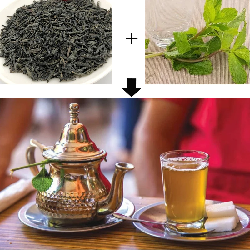 Smoky Taste Chunmee China Green Tea  Free Sample Chunmee Green Tea 41022AAAAA