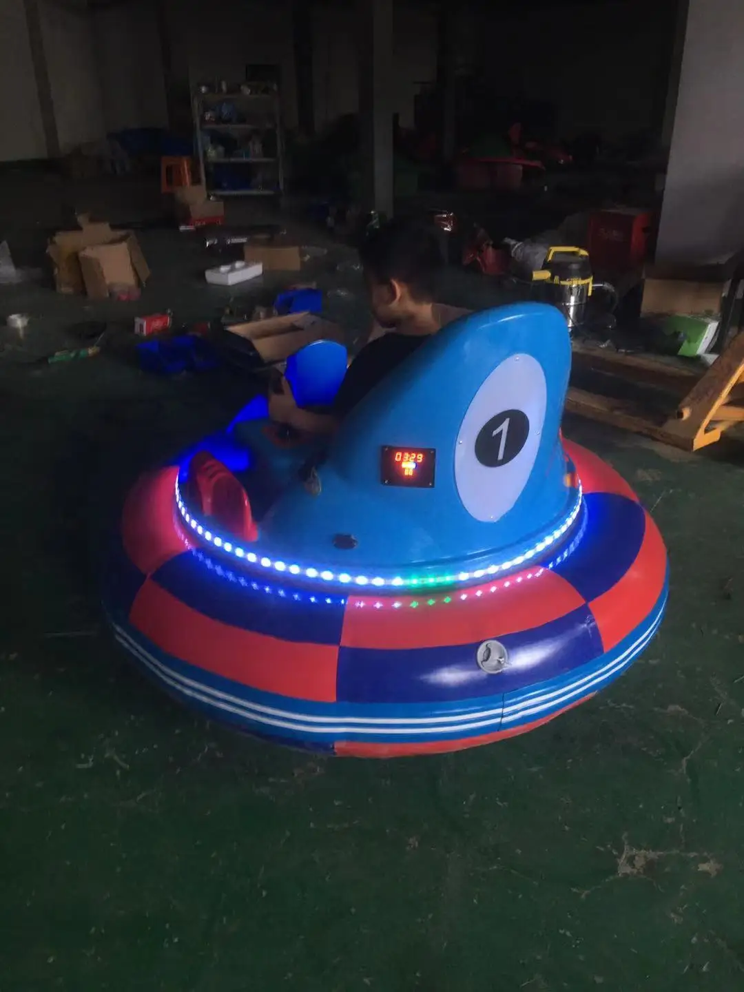 Wholesale Price Fairground Rides Inflatable Ufo Kids Bumper Car For Sale