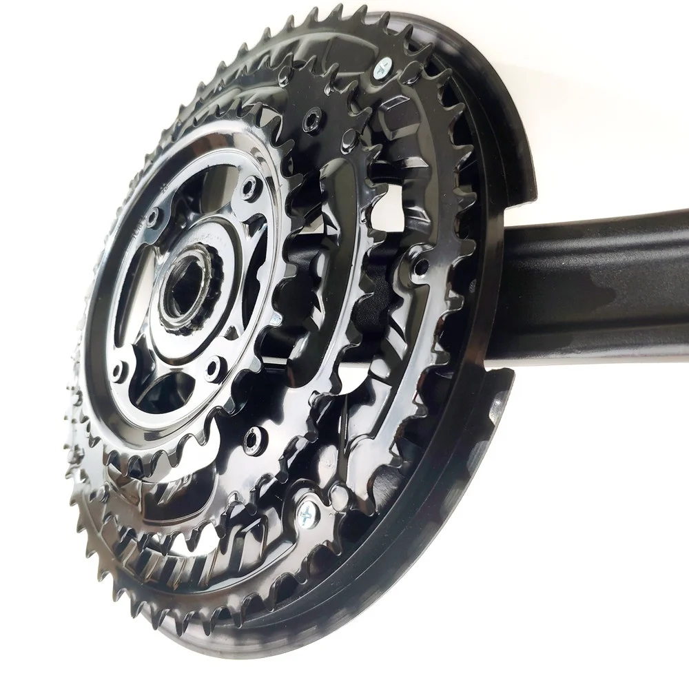 48/38/28T*170MM ED Bike Crank Set Aluminum Alloy Single Speed Track  Fixed Gear Chain Bicycle Crank folding bicycle crank gold