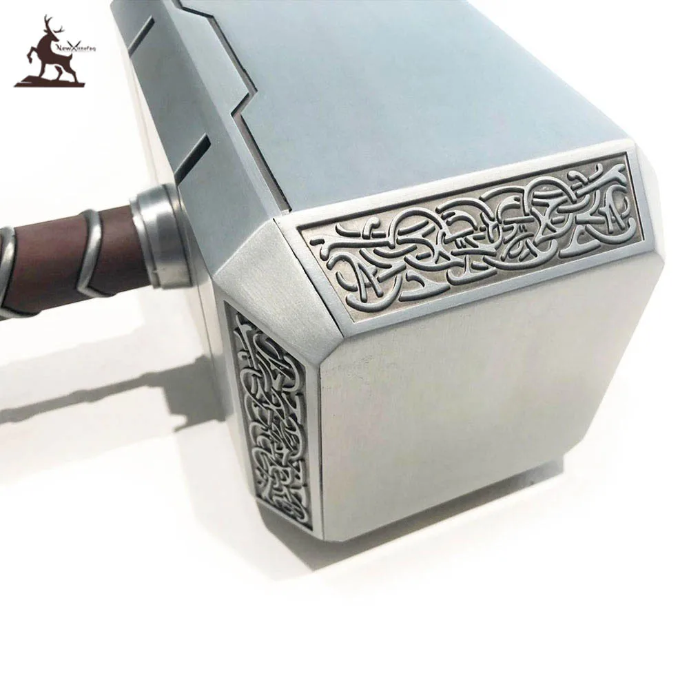 Hot Sale High Quality 1:1 Real Size Pure Metal Made Thor Hammer