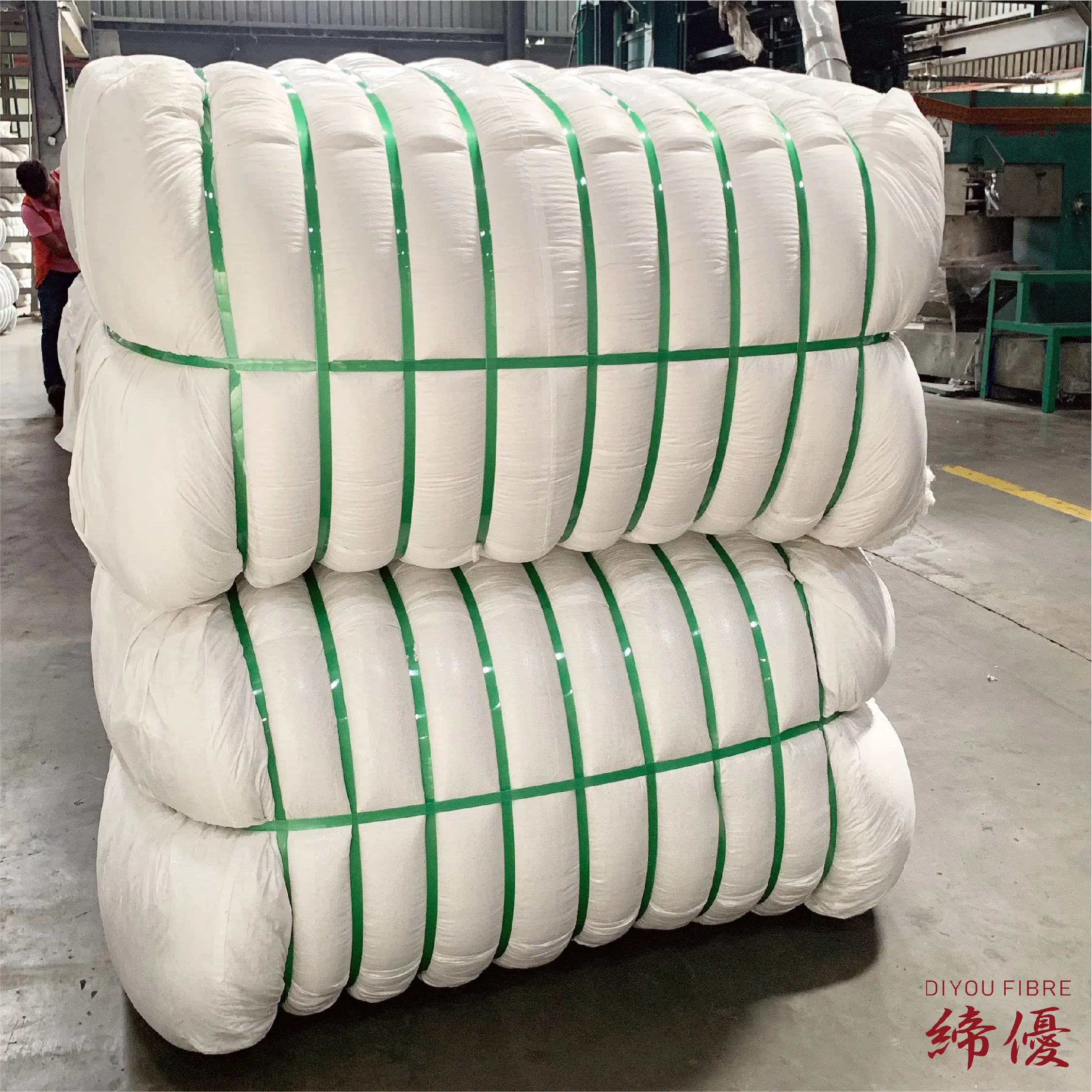 GRS Certified Recycled Polyester Staple Fiber for Toy Filling Purposes