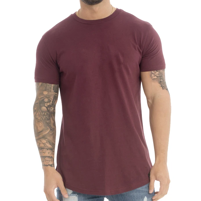 2021 New arrival fashion letter printing Long life durable solid color simple round neck short sleeved t-shirts for males