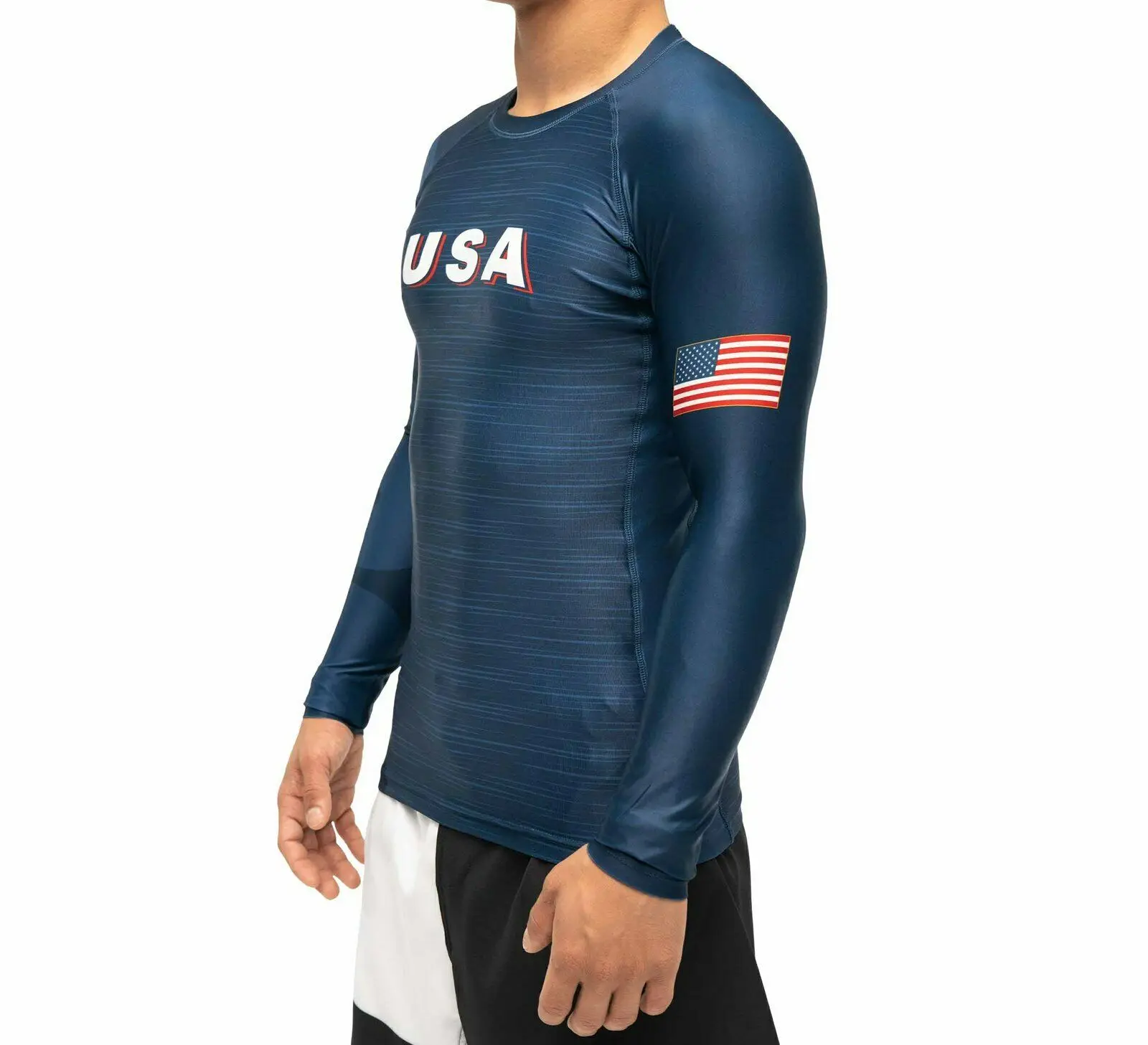 Новый дизайн США лидер продаж оптовая продажа с длинным рукавом пользовательский Rashguard полностью сублимированный OEM MMA BJJ