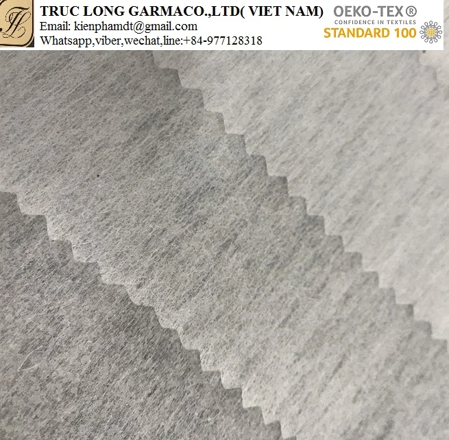 
Microdot nonwoven Double dot interlining adhesive fusing fabric China manufacturer 