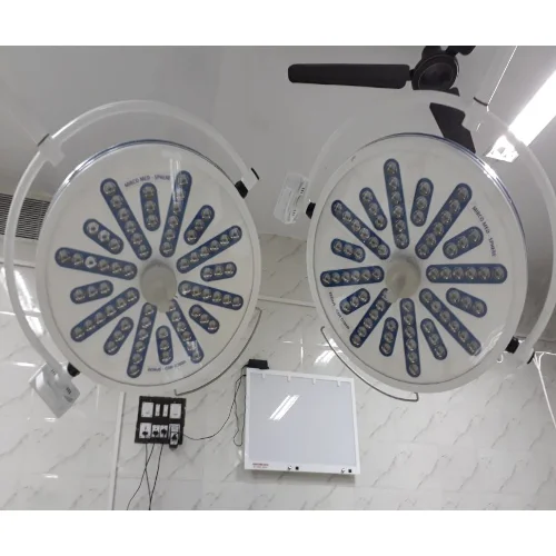 Светодиодные хирургические светильники с двойной головкой, настенная Операционная лампа с двойной головкой для больницы или косметики PRIMA 72 R SIMS