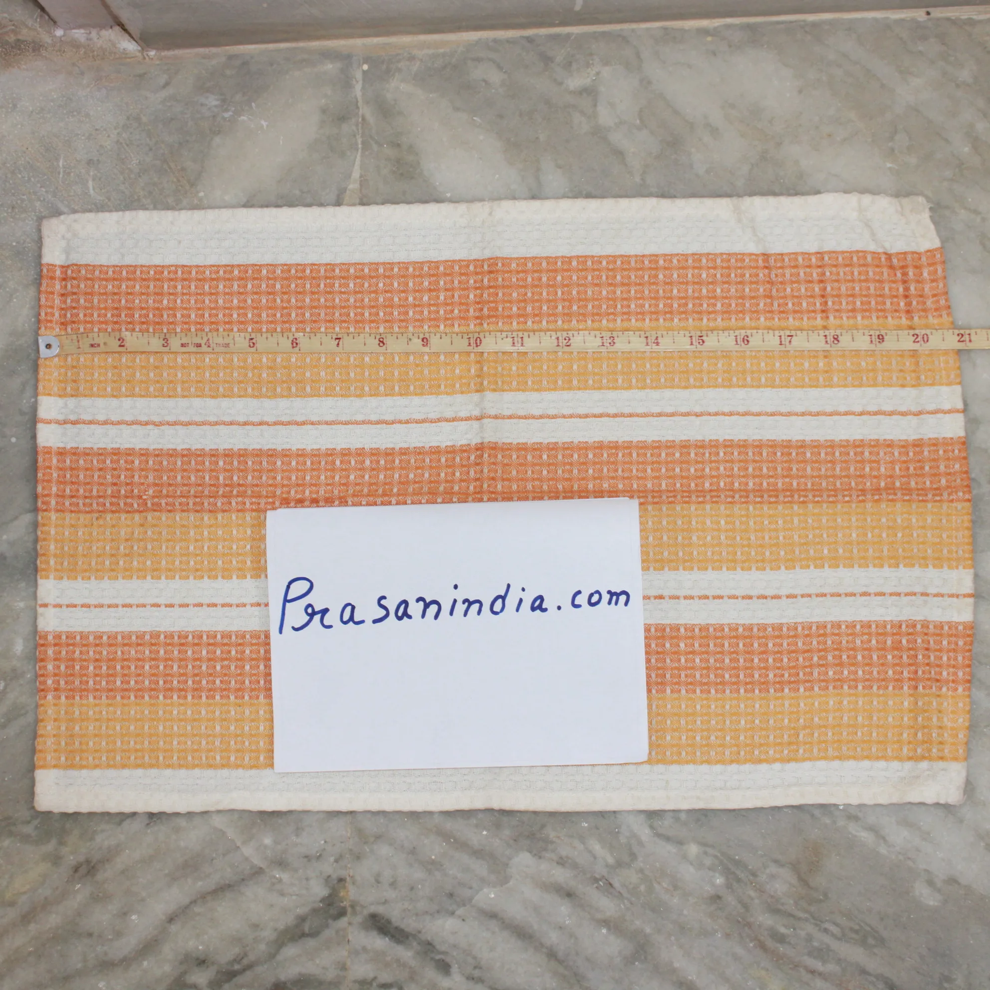 100% cotton blank sublimation plain white tea towel