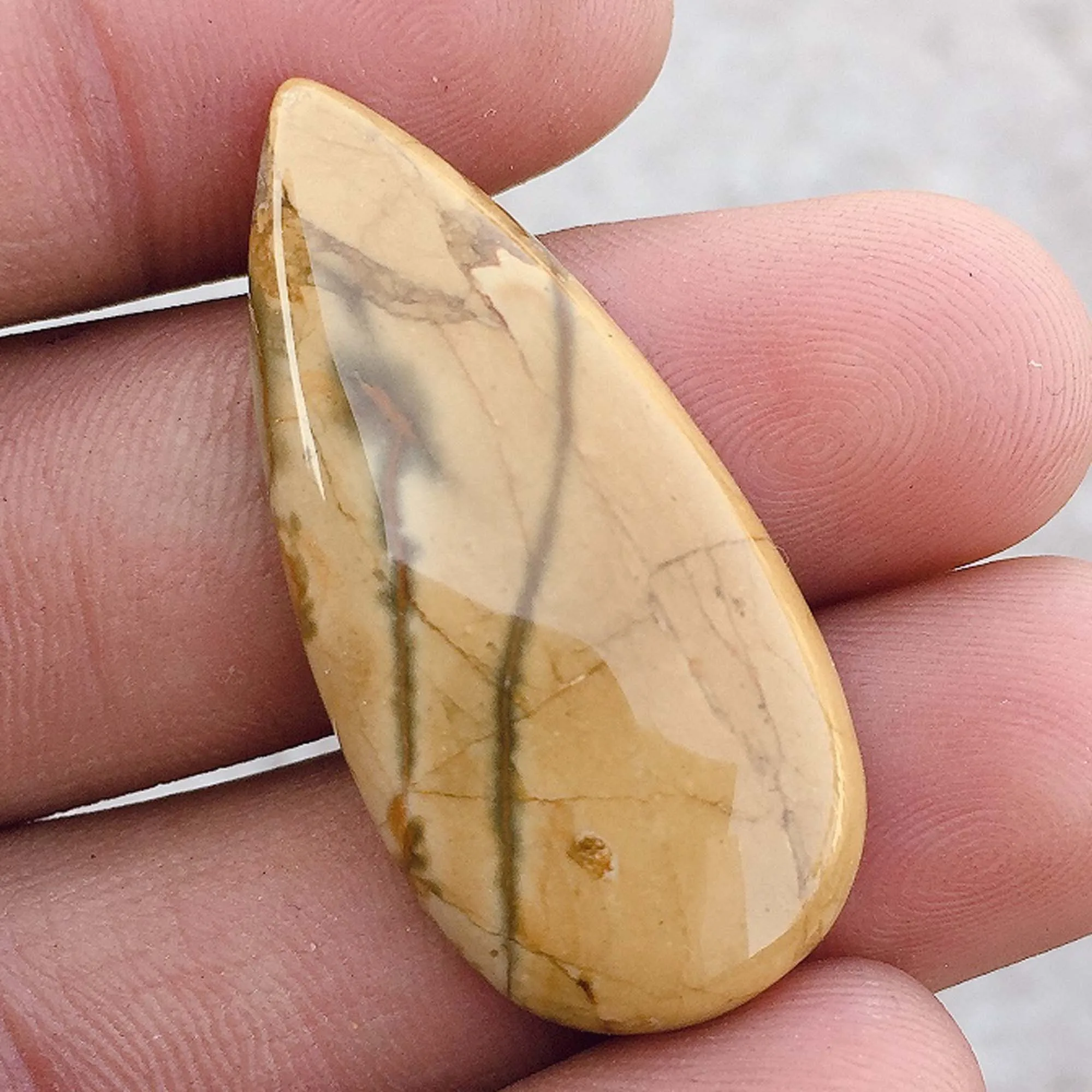  Американская Картина лечебный камень яшма кабошон в форме груши