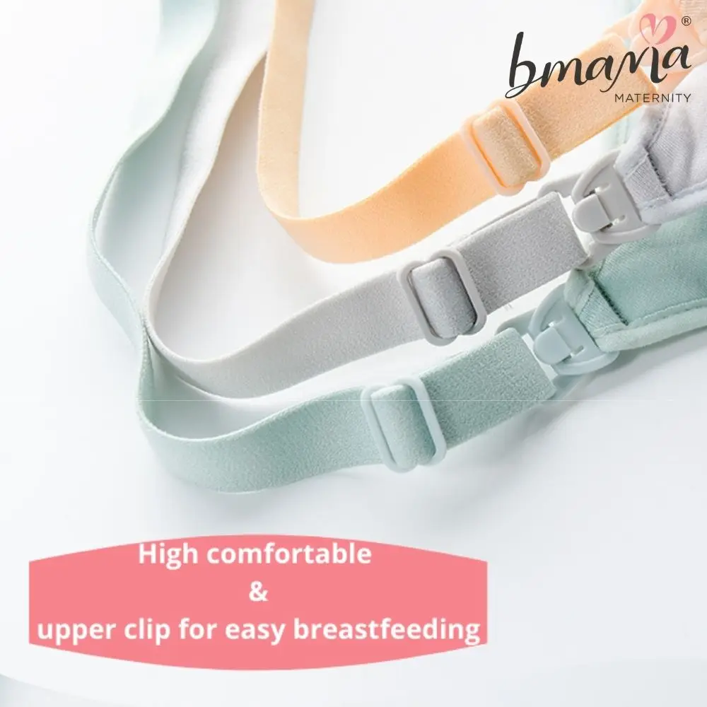 Wholesale Women Silky Soft Modal Nursing Sleeping Bra (Crocus) 100% Cotton Inner Cup Smooth On Skin Soft Paddings B-C Cups