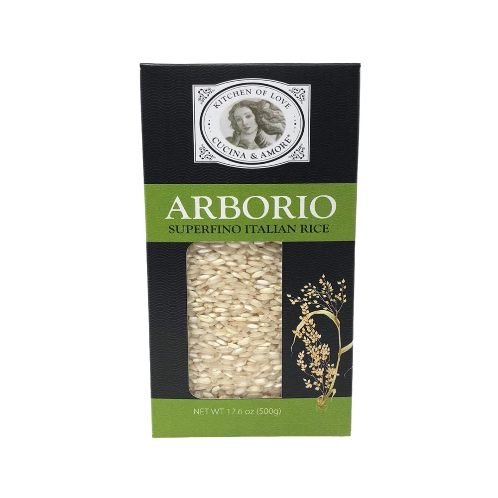 
Arborio Rice (Superfino) Risotto High Quality Grain From Italy Box Vegan Cholesterol free Gluten Free 