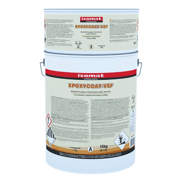2-component, solvent-free epoxy coating for aggressive chemical environments