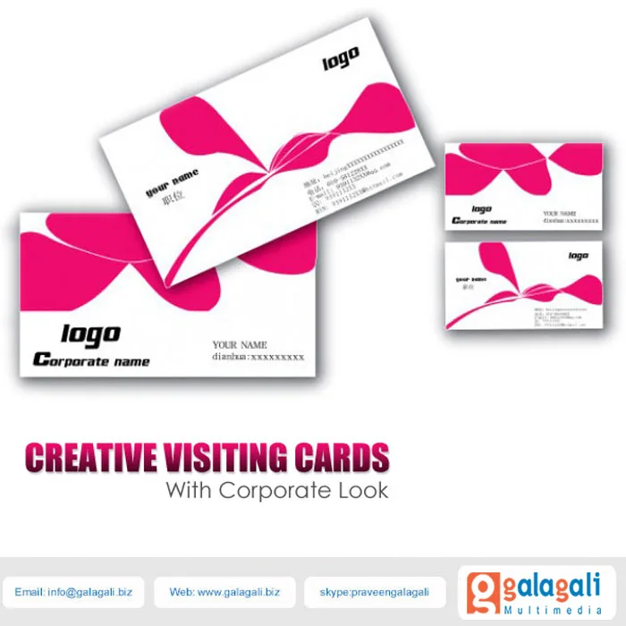 Custom Logo Design, Graphic Design Services and Business Visiting cards at Best Price