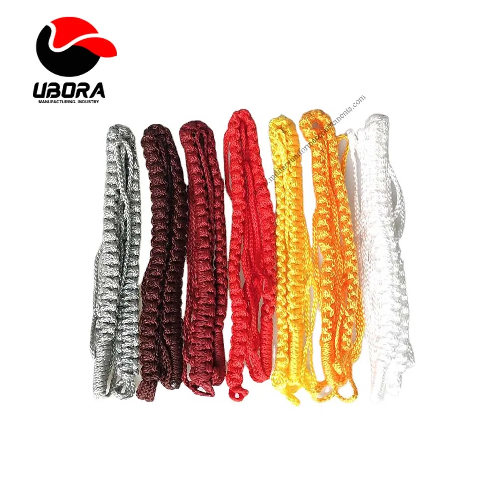 Высококачественный красный белый и другой цвет плечевой шнур, заказной шнур aiguillette