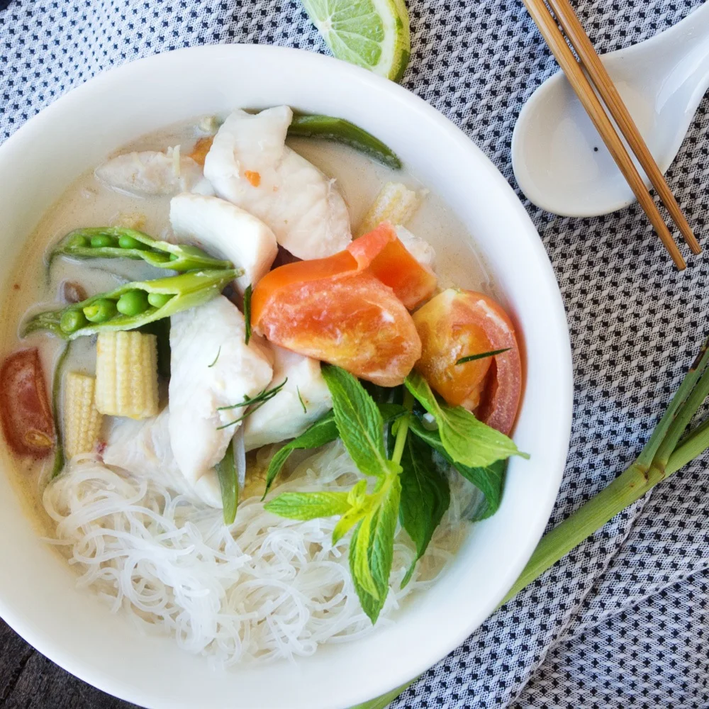 Мгновенная лапша бренда Double Dragon 48 г Тома Кха из Таиланда высокое качество